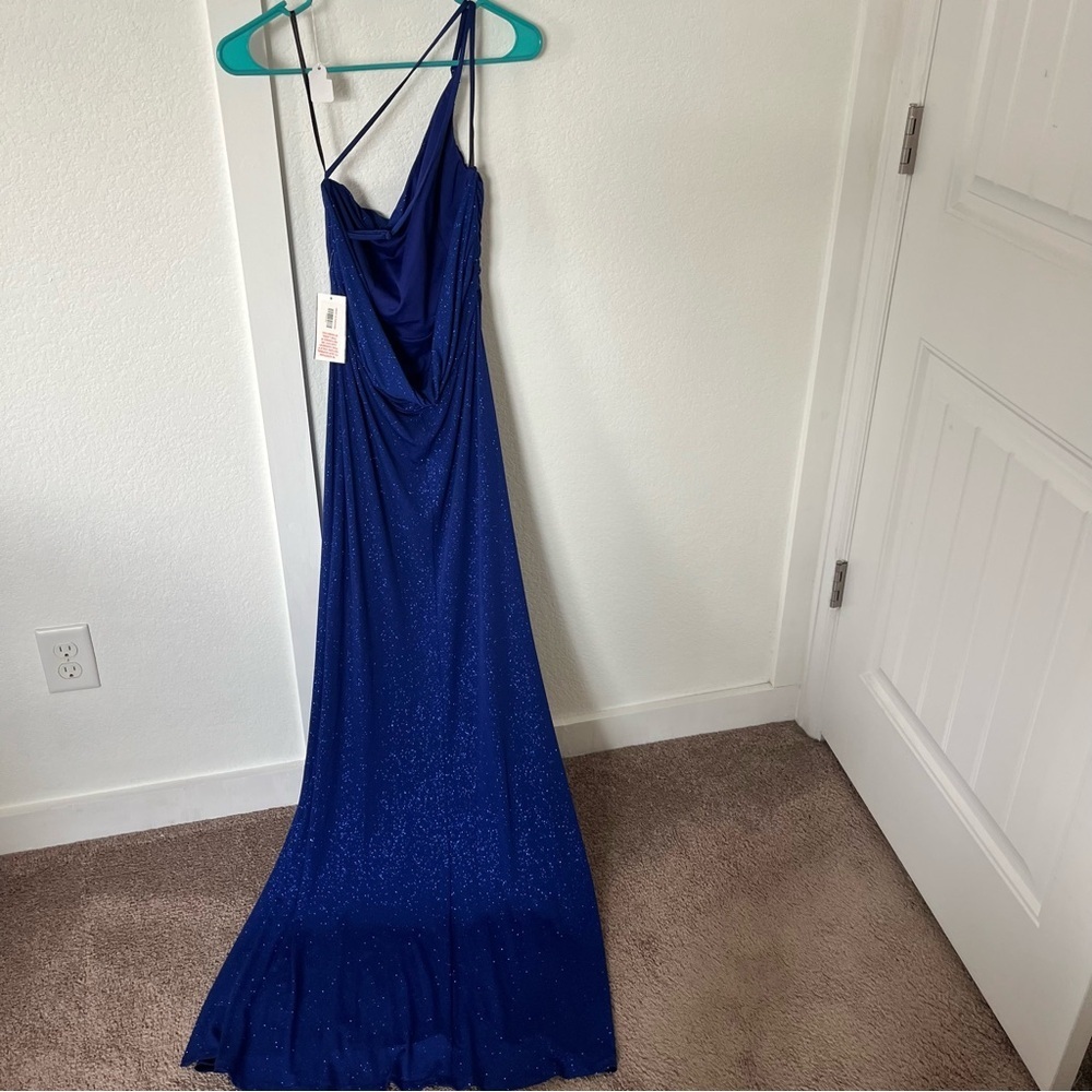 Vintage Next Up Women's 5/6 One Shoulder Formal Dress NWT - Picture 6 of 8